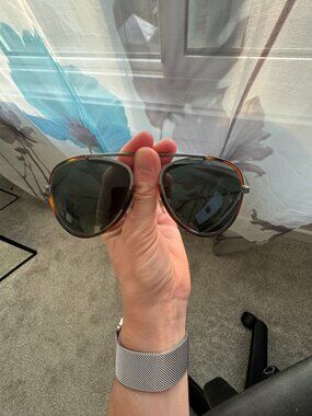 Versace Men's VE2193 1428/87 Fashion Pilot Sunglasses 56mm